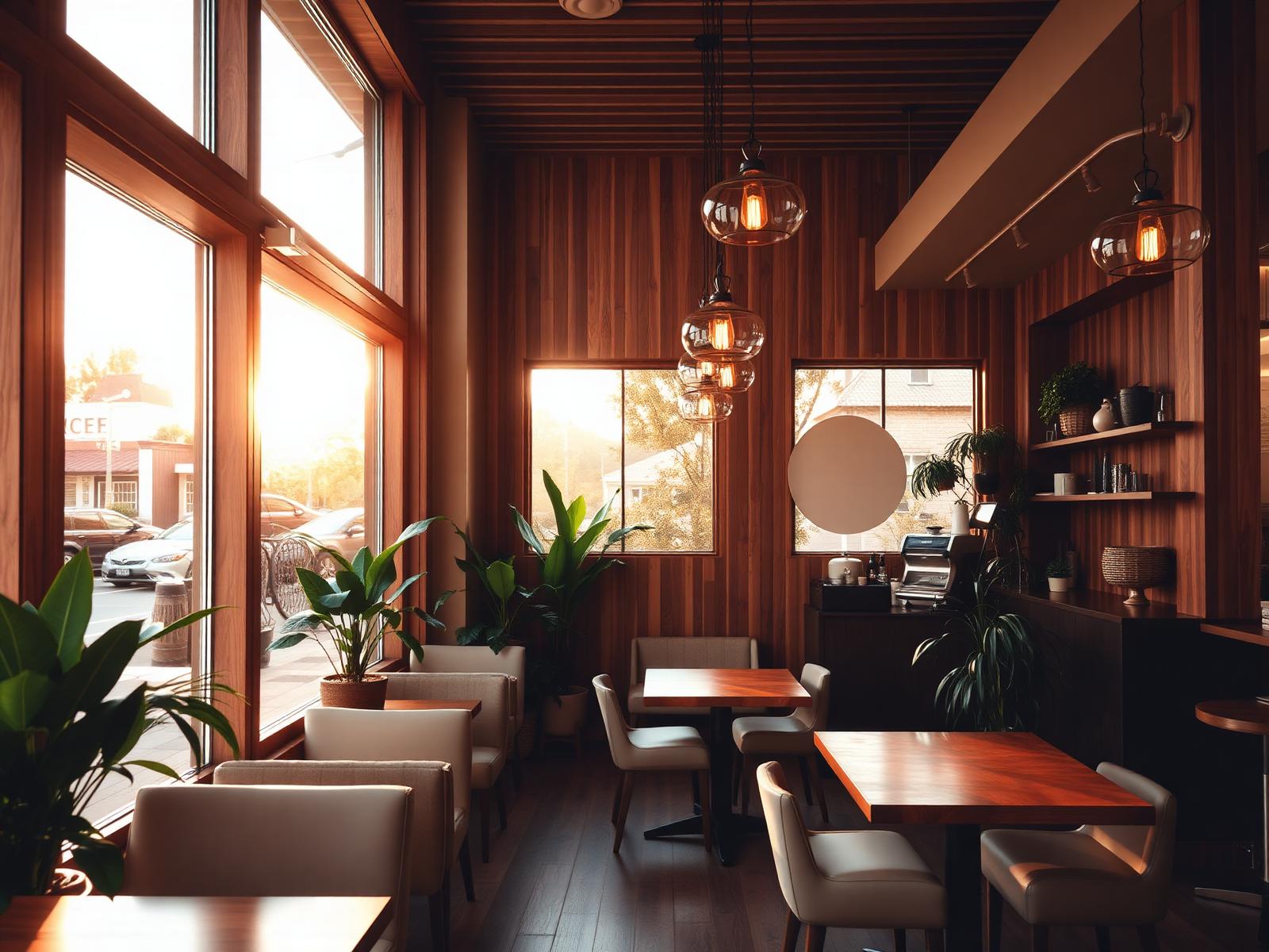Coffee shop interior